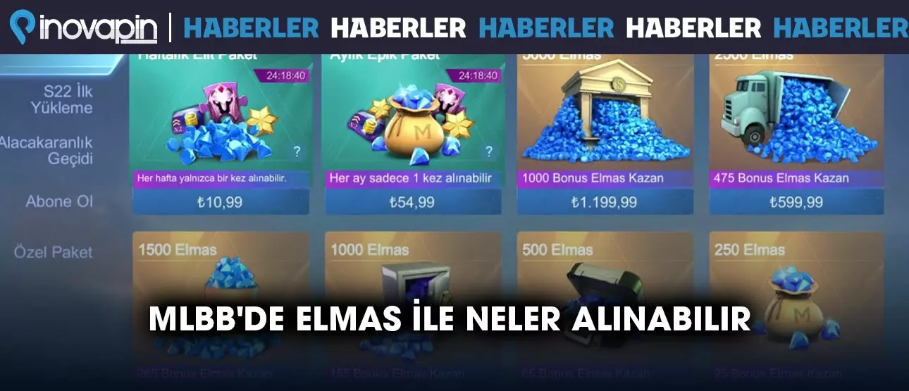 MLBB Diamond ile Neler Alınabilir?