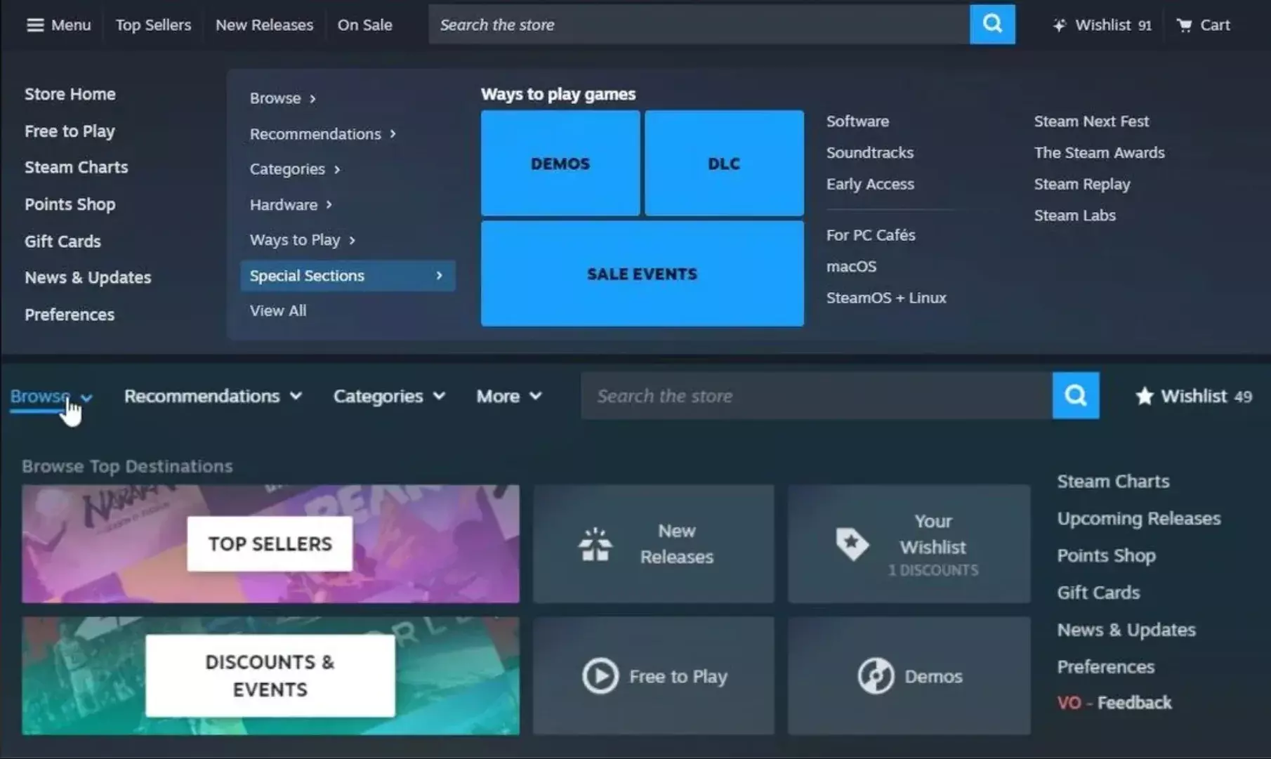 Steam Arayüzü Değişiyor!