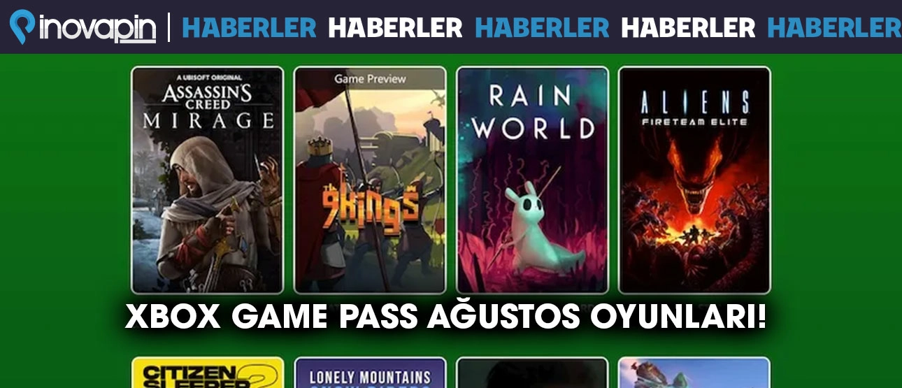 Xbox Game Pass Ağustos Oyunları!