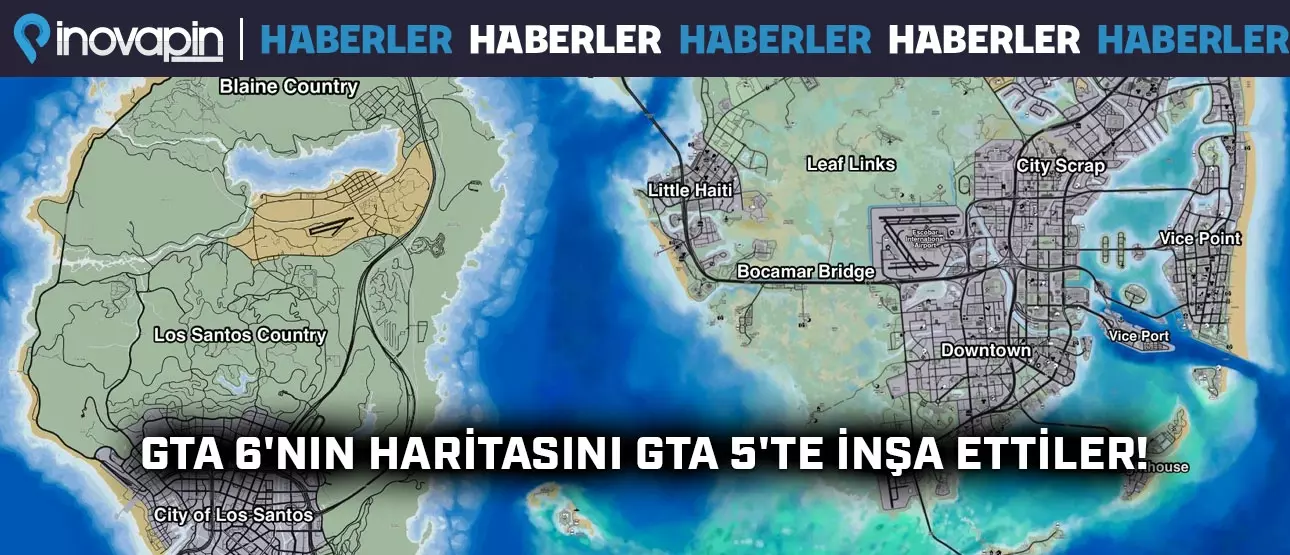 GTA 6'nın Haritasını GTA 5'te İnşa Ettiler!