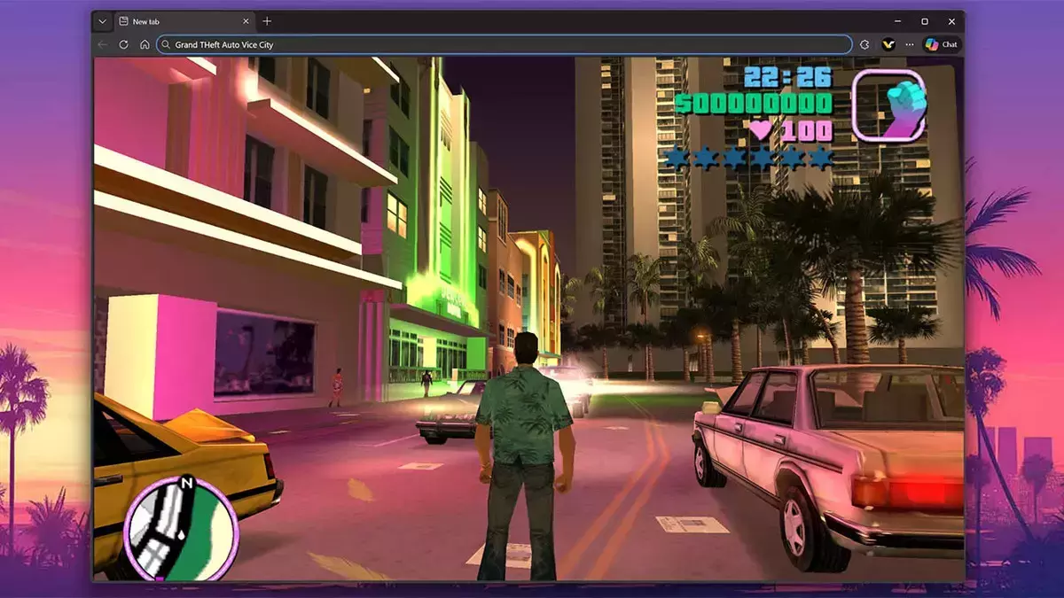 GTA Vice City Artık Tarayıcıda!