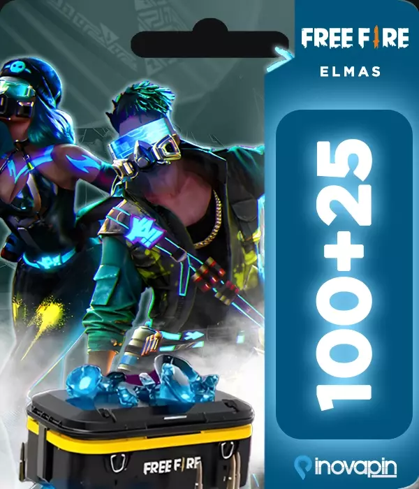 Free Fire 100 + 25 Elmas