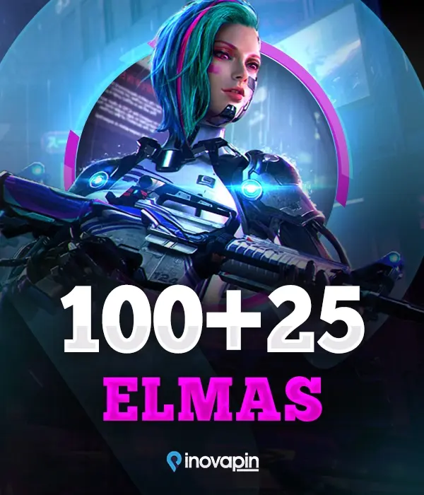 Free Fire 100 + 25 Elmas