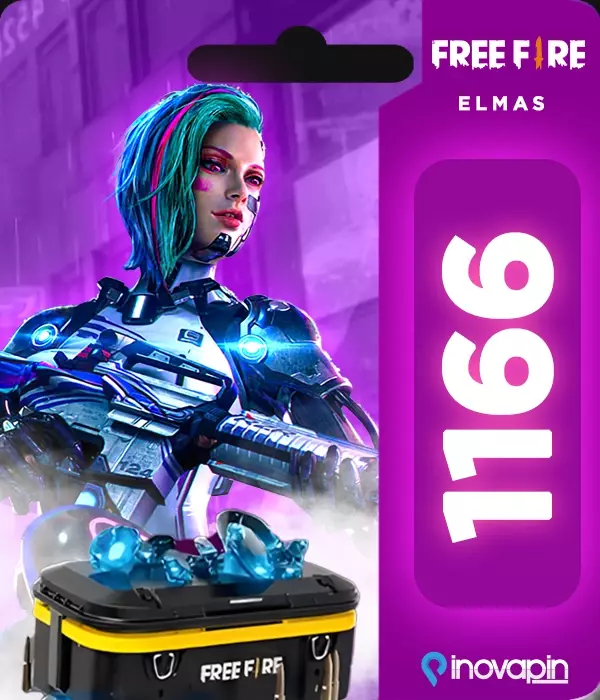 Free Fire 1166 Elmas