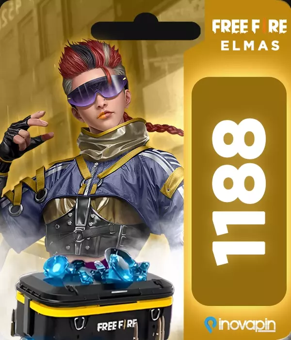Free Fire 1188 Elmas