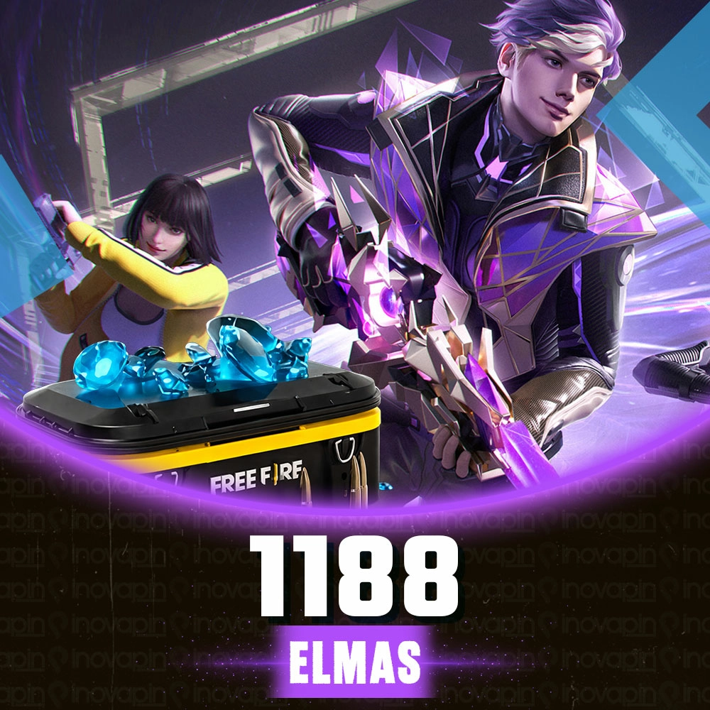 Free Fire 1188 Elmas