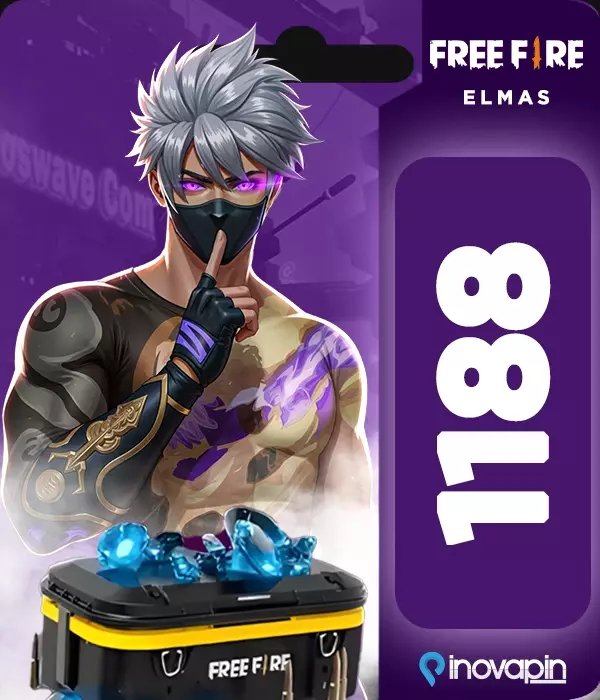Free Fire 1188 Elmas