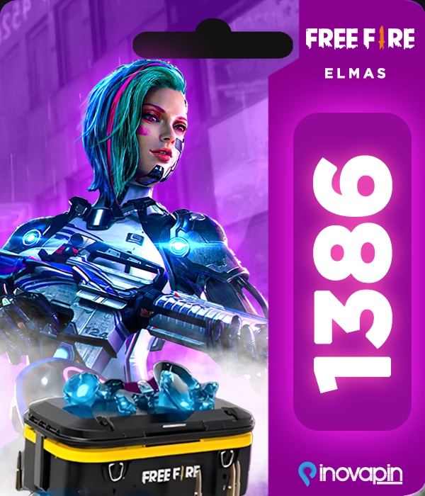 Free Fire 1386 Elmas