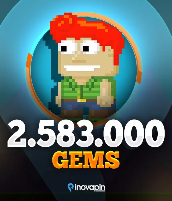 Growtopia 2583000 Gems