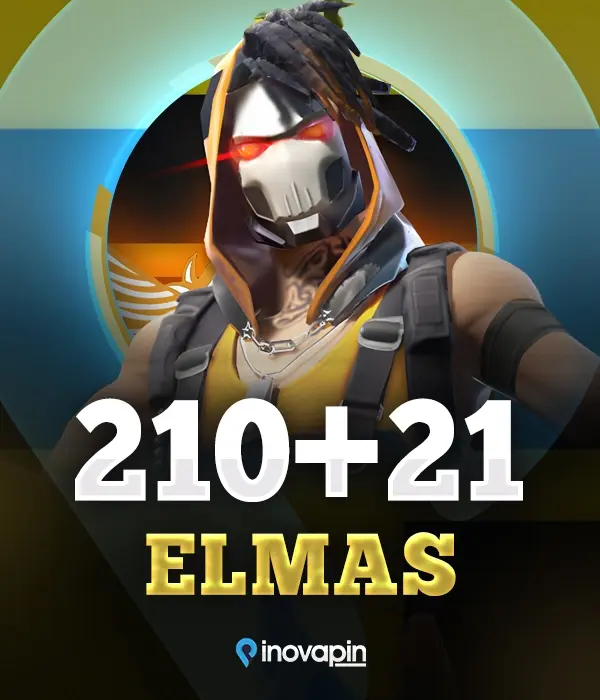 Free Fire 210 + 21 Elmas