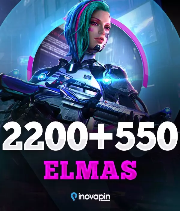 Free Fire 2200 + 550 Elmas