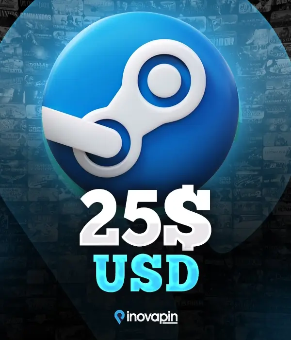 Steam Cüzdan Kodu 25 USD