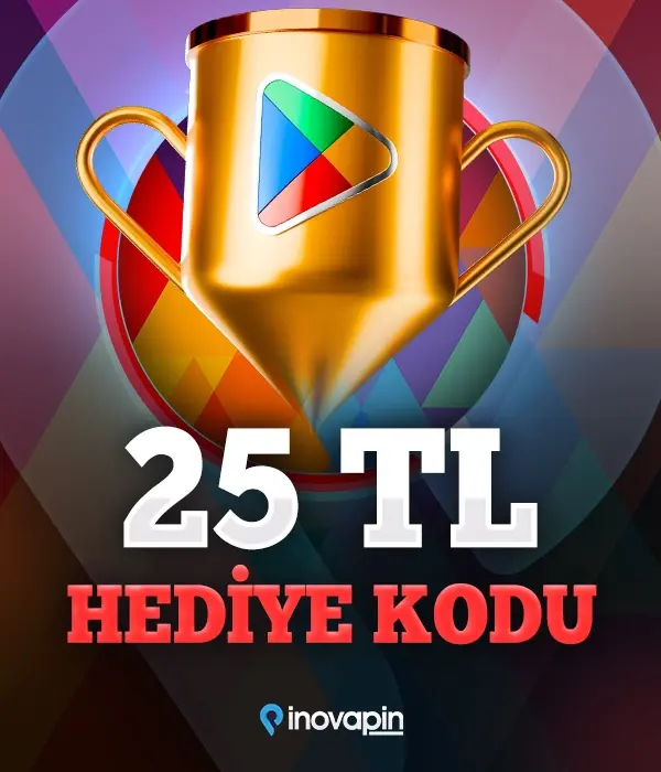 Google Play hediye kodu 25 TL