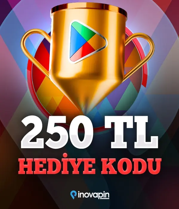 Google Play hediye kodu 250 TL