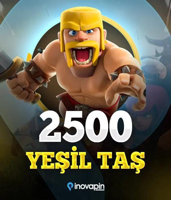Clash of Clans 2500 Yeşil Taş