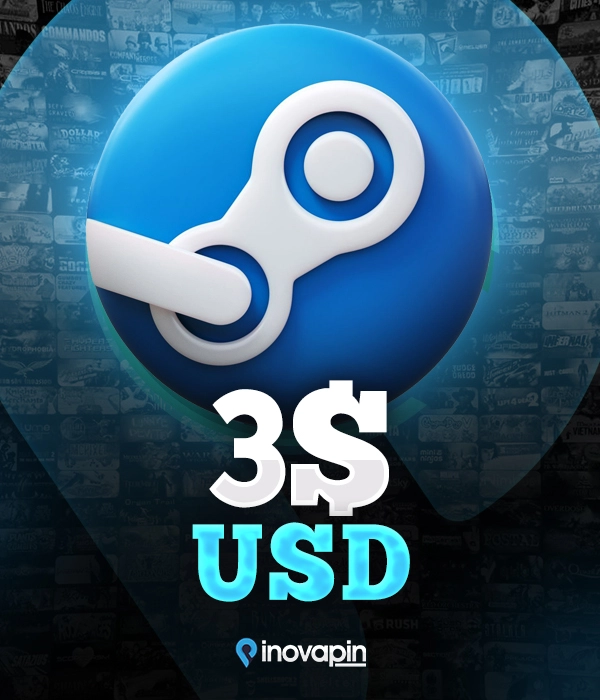 Steam Cüzdan Kodu 3 USD