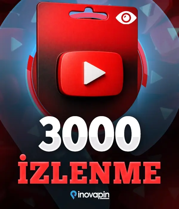 Youtube 3000 İzlenme