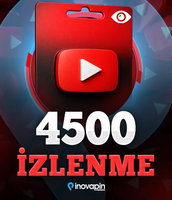 Youtube 4500 İzlenme