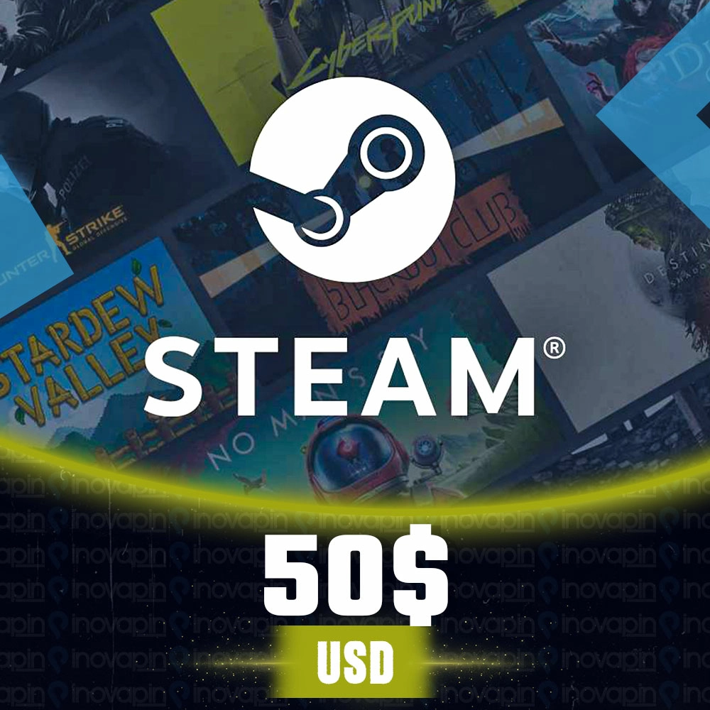 Steam Cüzdan Kodu 50 USD