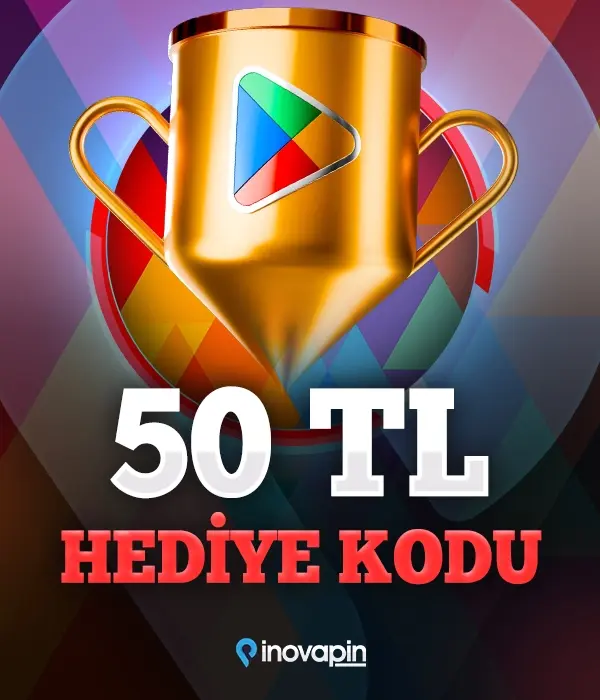 Google Play hediye kodu 50 TL