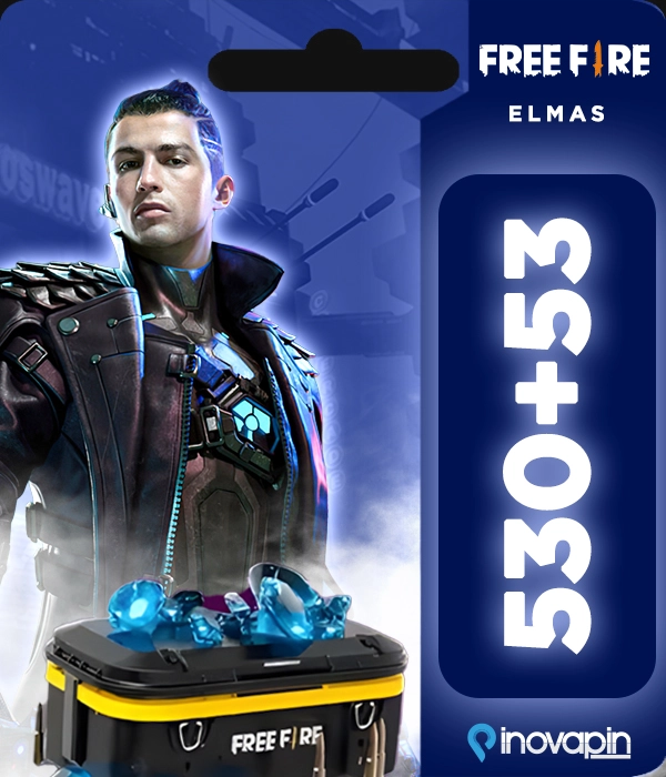 Free Fire 530 + 53 Elmas