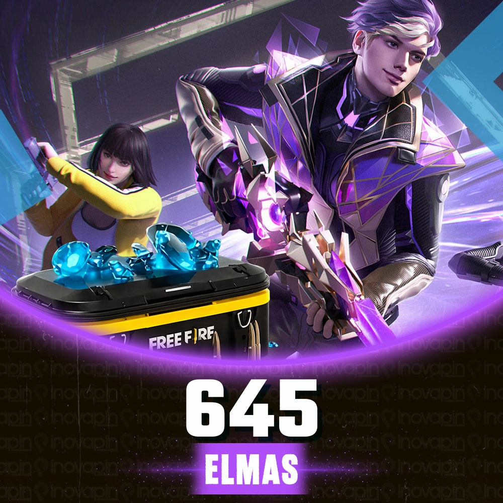 Free Fire 645 Elmas
