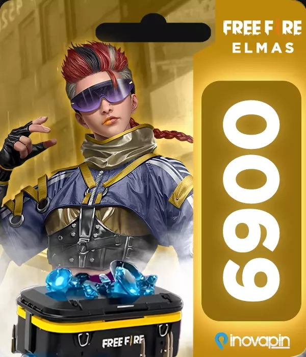 Free Fire 6900 Elmas