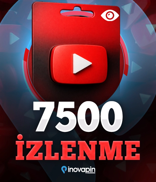 Youtube 7500 İzlenme