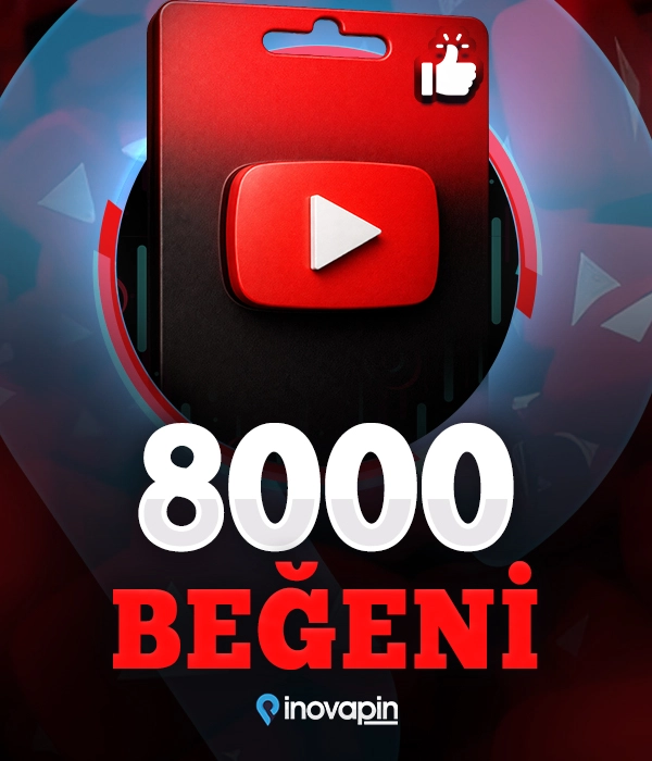 Youtube 8000 Beğeni