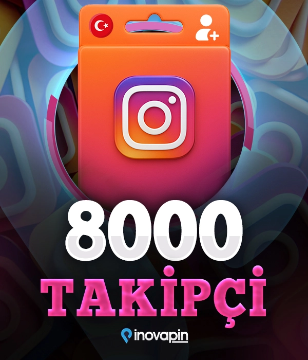 İnstagram 8000 Türk Takipçi