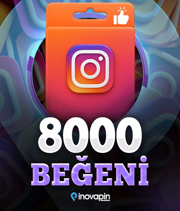 İnstagram 8000 Beğeni