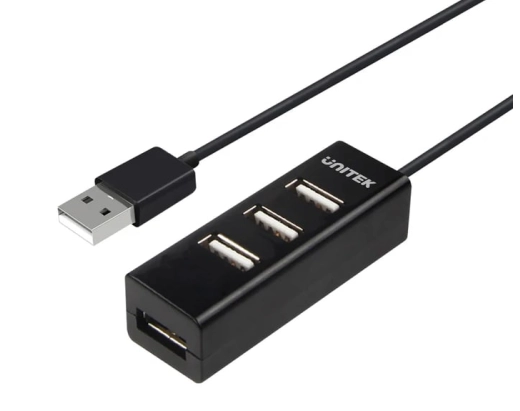 Unitek Type-A to 4 USB 2.0 Port USB Hub 80CM Çoklayıcı Kablo (Y-2140)