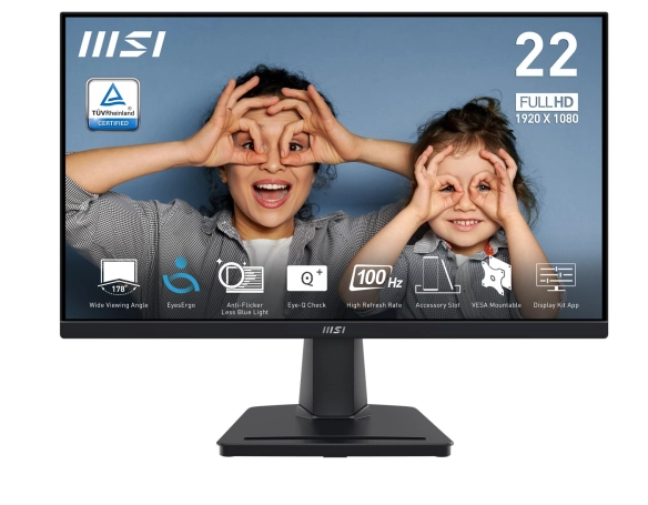 MSI Pro MP225V 21.5″ 1ms 100Hz Anti-Glare VA Full HD FreeSync Monitör