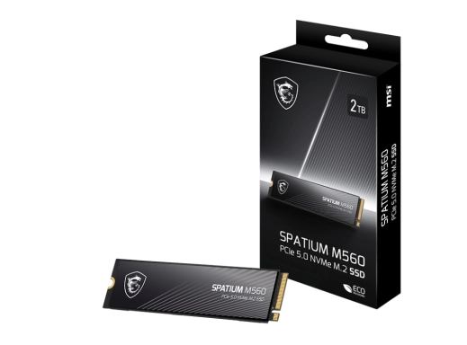 MSI Spatium M560 2 TB 10300/8700MB/s PCIe Gen5.0 NVMe M.2 SSD Disk