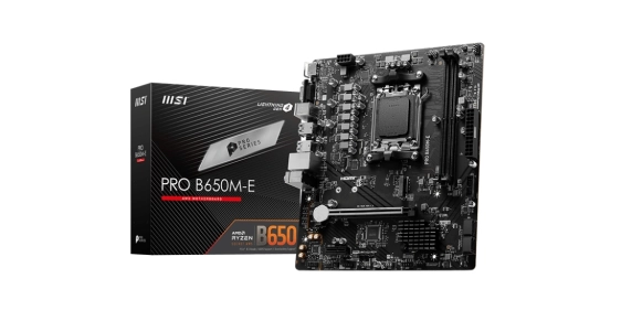 MSI PRO B650M-E DDR5 AMD B650 AM5 Soket DDR5 6800+(OC)MHz mATX Anakart