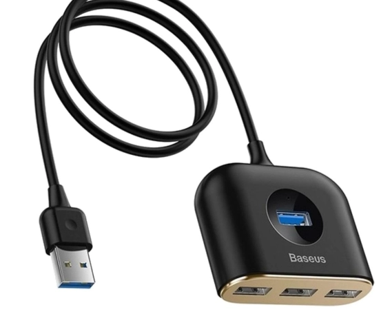 Baseus CAHUB-AY01 Square Round 4n1 USB Hub Çoklayıcı