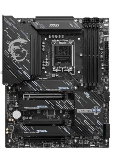 MSI Z890 Gaming Plus WIFI Intel Soket 1851 DDR5 9200MHZ (OC) WIFI 7 ATX Gaming