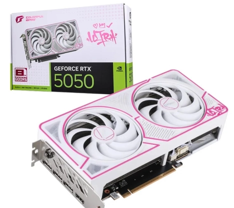 COLORFUL iGame GeForce RTX 5050 Ultra W DUO OC 8GB-V GDDR6 128Bit