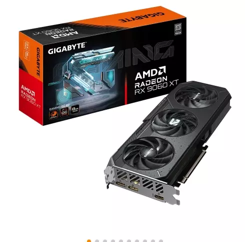 Gigabyte Radeon RX9060XT GAMING OC GV-R9060XTGAMING OC-8GD 8GB GDDR6 128Bit