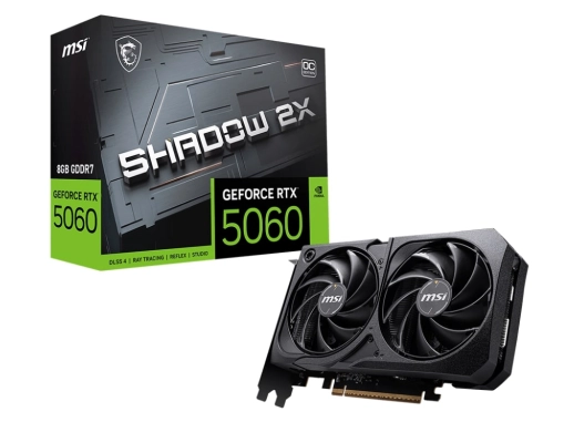 MSI GeForce RTX 5060 8GB Shadow 2X OC GDDR7 128Bit DX12 Gaming