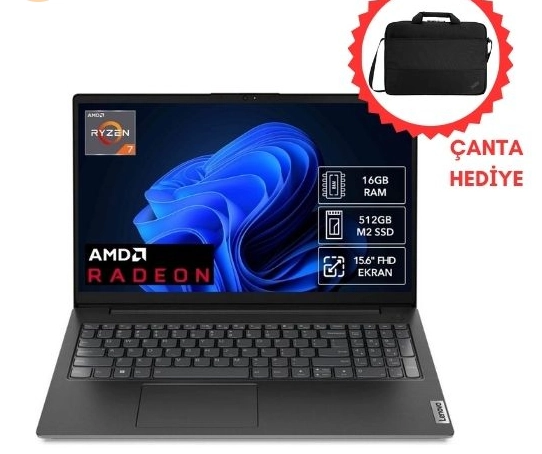 Lenovo V15 G4 82YY0013TR IH5 Ryzen 7 7730U 40GB 1TB SSD 15.6″ Full HD FreeDOS