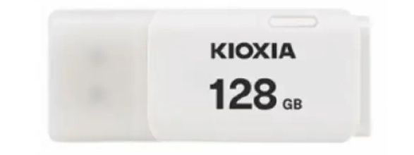 Kioxia TransMemory U202 LU202W128GG4 128GB USB 2.0 Flash Bellek