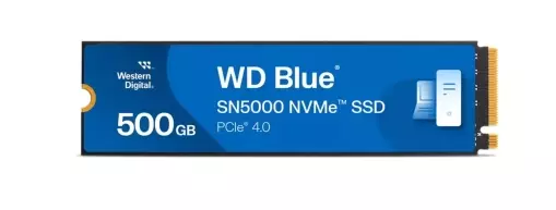 WD Blue SN5000 500GB 5000/4000MB/s M.2 NVMe Gen4 SSD Disk - S500G4B0E