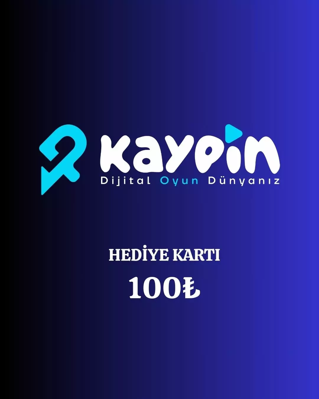 Kaypin 100 TL Hediye kartı