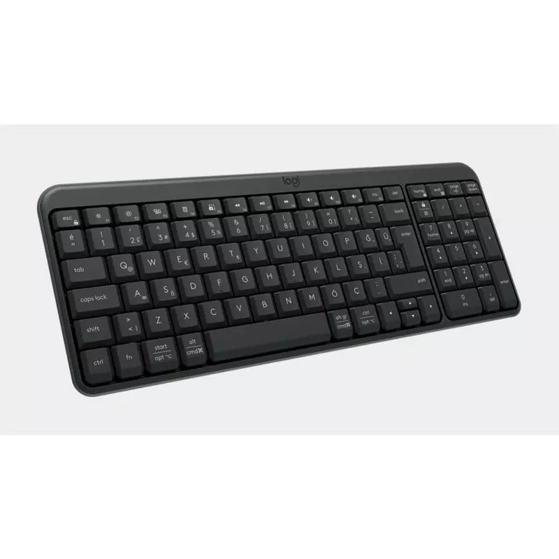 LOGITECH K250 TAM BOYUTLU KOMPAKT BLUETOOTH TÜRKÇE Q KLAVYE GRİ 920-013460