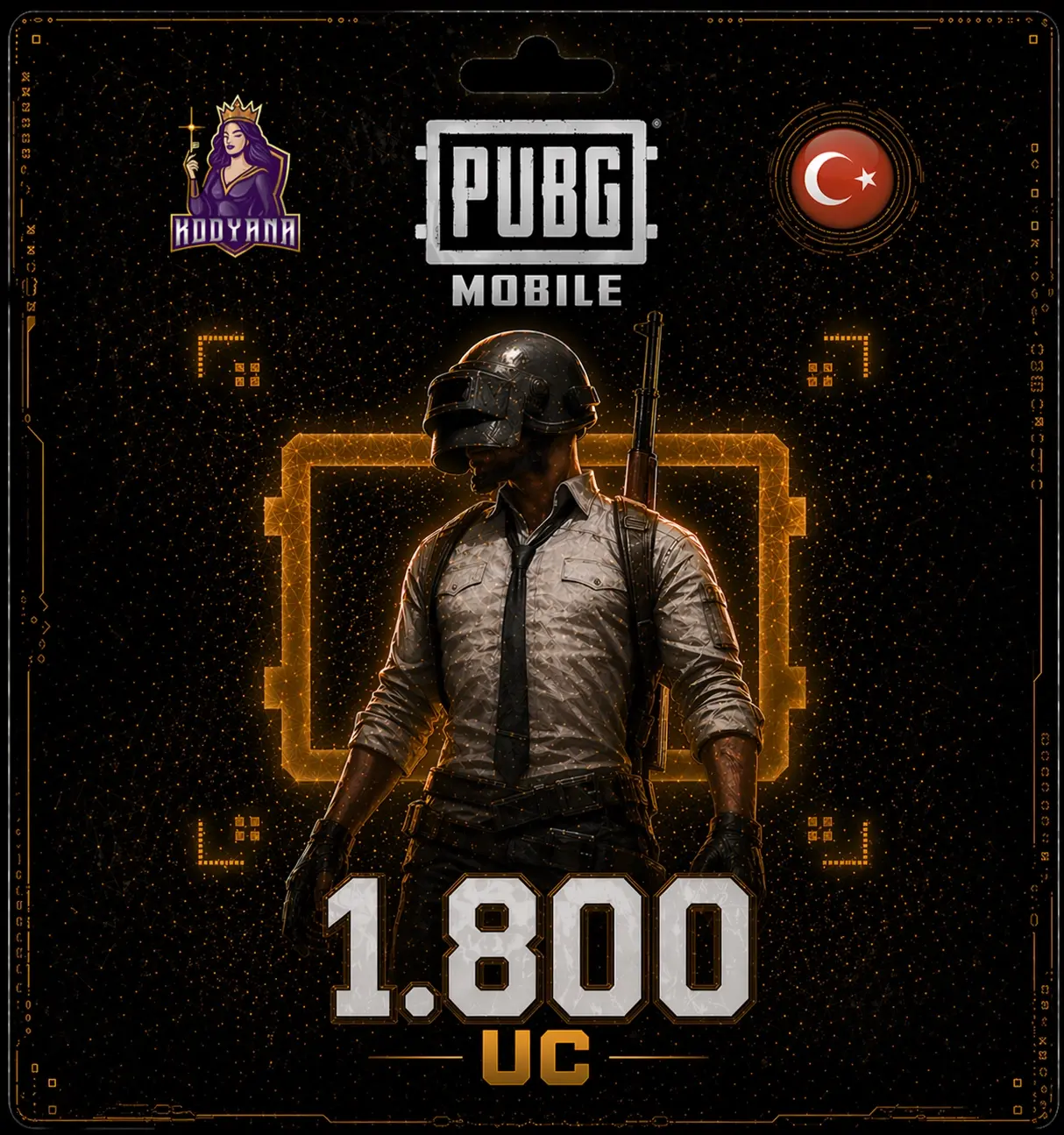 Pubg Mobile 1800 UC - Global - TR