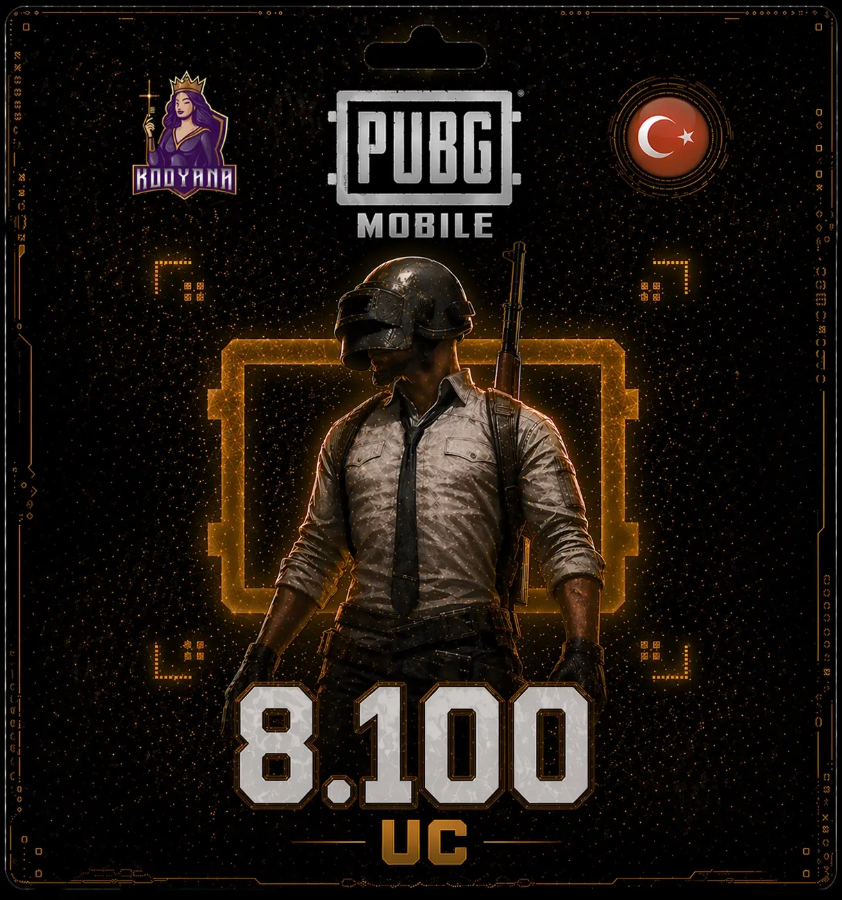 Pubg Mobile 8100 UC - Global - TR