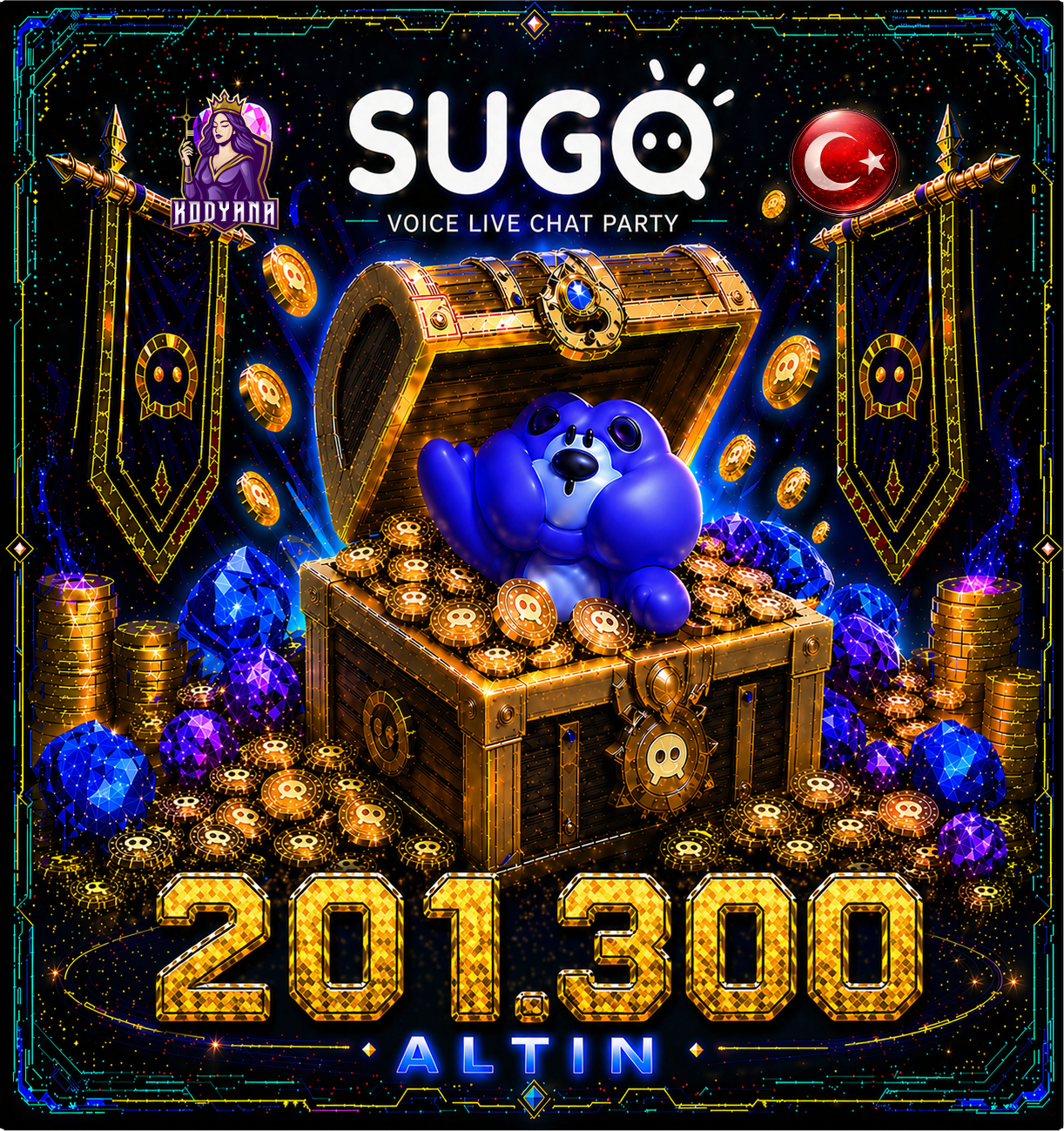 Sugo 201,300 Coins