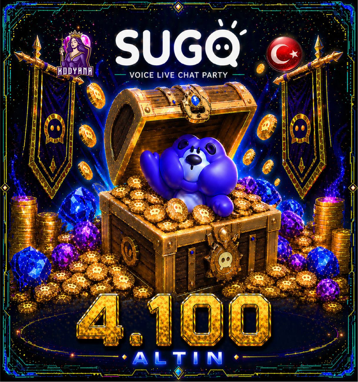 Sugo 4,100 Coins