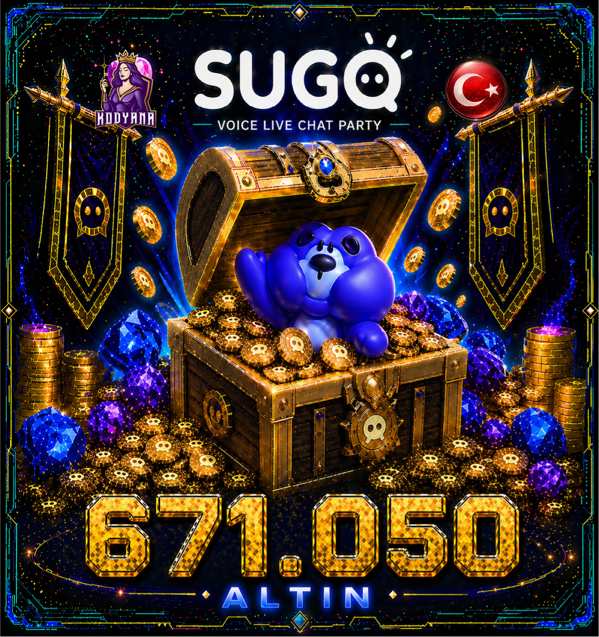 Sugo 671,050 Coins
